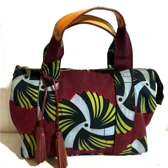 MZ Wallace multicolor print satchel handbag - Picture 1 of 12